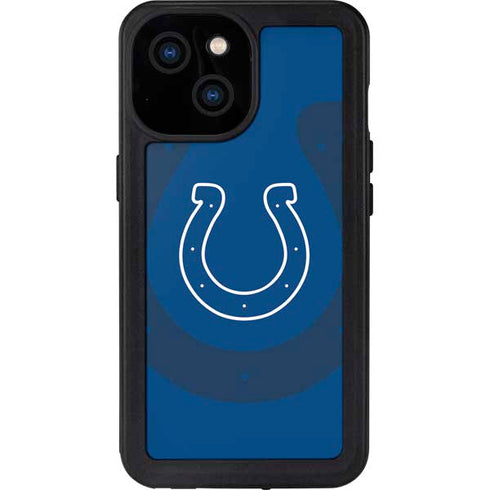 NFL Indianapolis Colts Double Vision iPhone 15 Waterproof Case